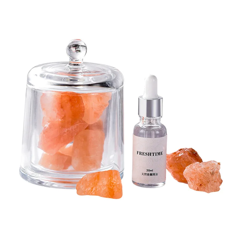 Fireless Aromatherapy reed diffuser crystal stone spar with essential oil