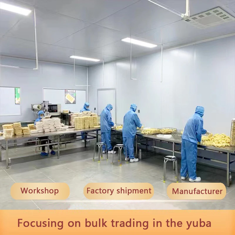 Wholesale  Bean Food Fried Beancurd Roll Soybean Products Hotpot ingredients Bean Skin Roll