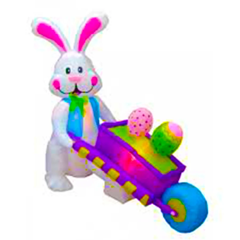Oxford fabric giant inflatable easter rabbit decoration for advertising