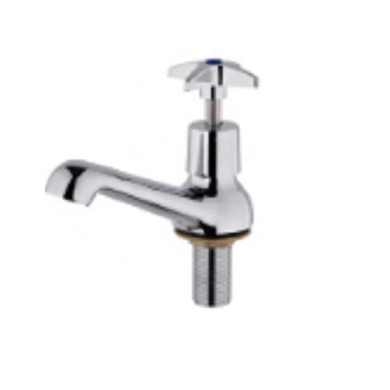 China single lever chrome-plated bathroom basin faucet