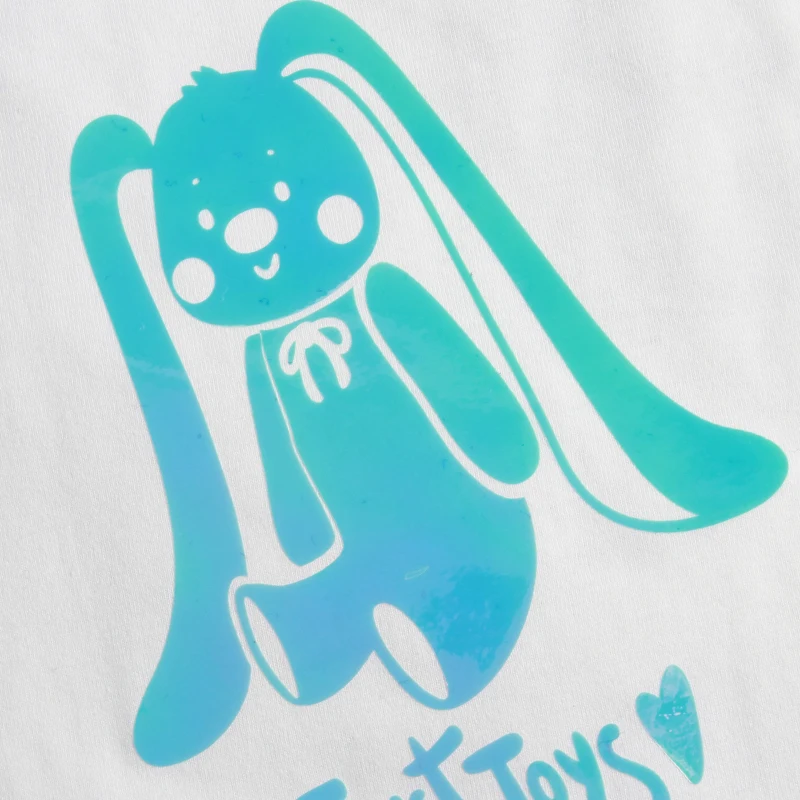 Qingyi High elastic holographic htv rolls metallic film hologram chameleon rainbow heat transfer vinyl for t-shirt