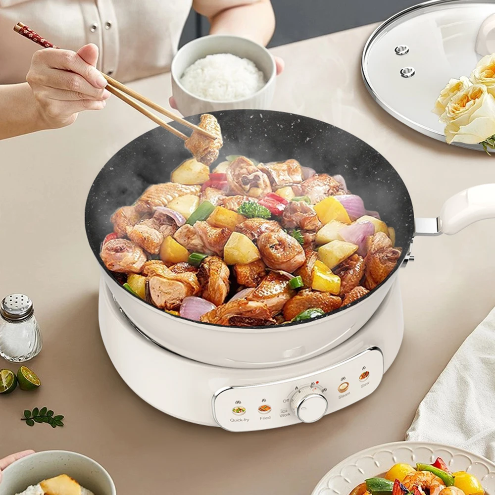 Household Adjustable Heating Multi Detachable Electric Frying Pan