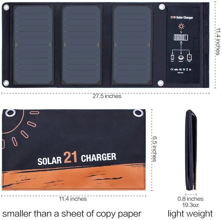 Low MOQ portable carry build your own solar panel brand for Laptop Charger Foldable Solar Panels black For Camping Outdoor