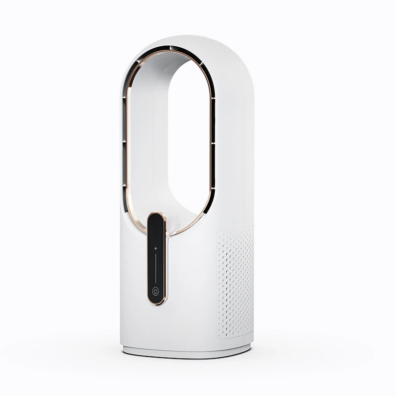 2023 New arrivals Bladeless Portable usb Charging fan Leafless Desk Cooling air fans Low Noise Table Rechargeable Bladeless fan