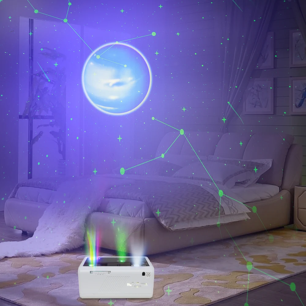 Galaxy Projector Star Night Light Led Laser Sky Rotating Stick With Music Smart Control Projector