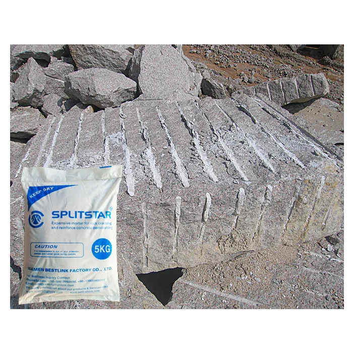 10 year experience manufacturer non-explosive soundless rock crack using in mine