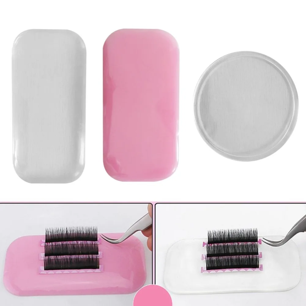 Wholesale Glue Pallet Eyelash Pad Head Silicone Holder Pad for Eyelash Extension Glue Holder