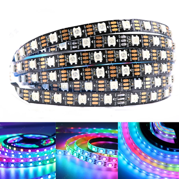 SMD5050 Individually Addressable RGB Led Strip Ws2812B 30/60/144 Led Pixel Strip Light