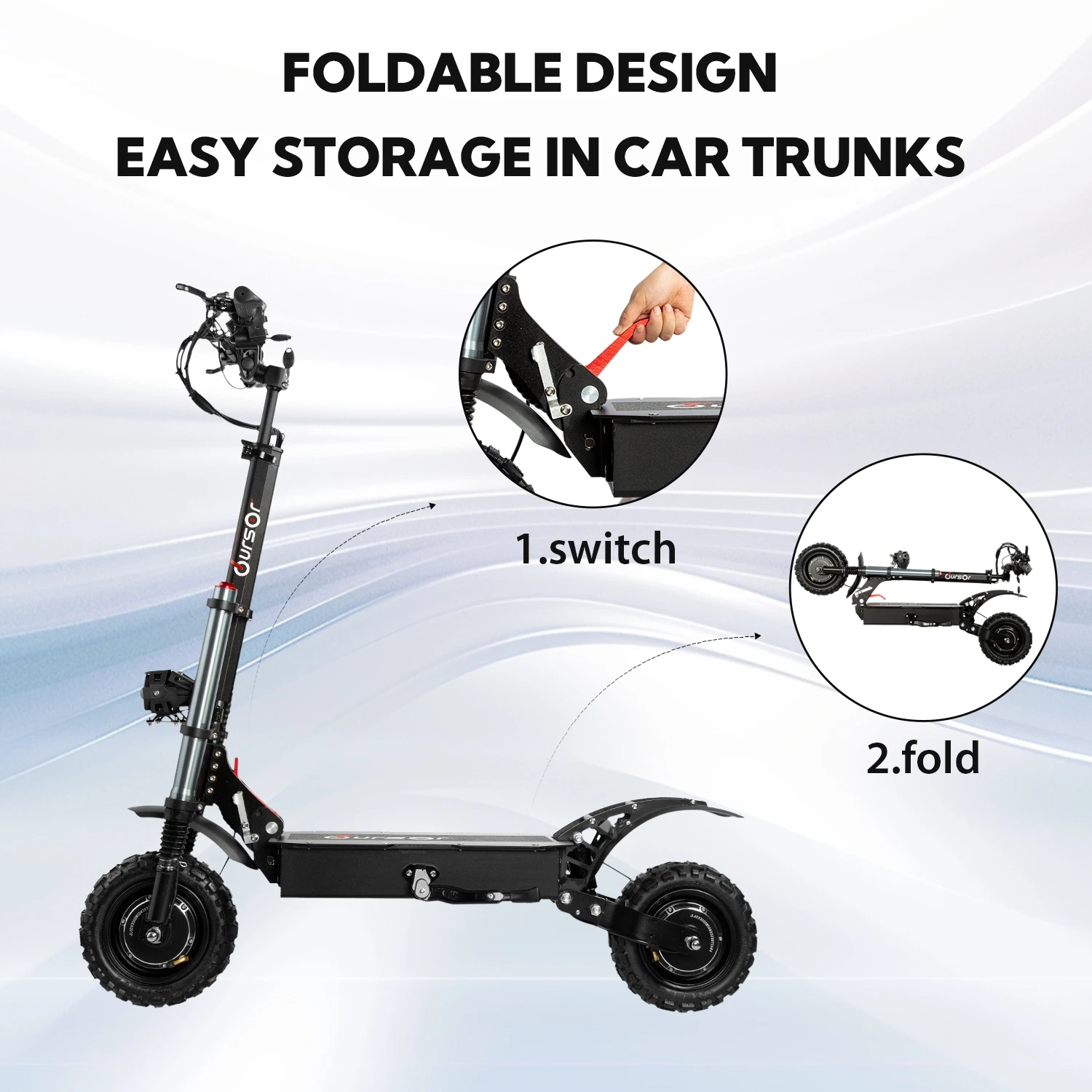 Dokma  11 Inch DM8 Overseas warehouse in the Poland Stock Moped Road Tire Electric Scooter High Fast Speed Electric Scooter