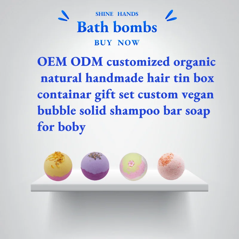 
Wholesale Bath Bombs Gift Set Glitter Natural Material with Flowers 70G*12 Colors Bath Fizzy 