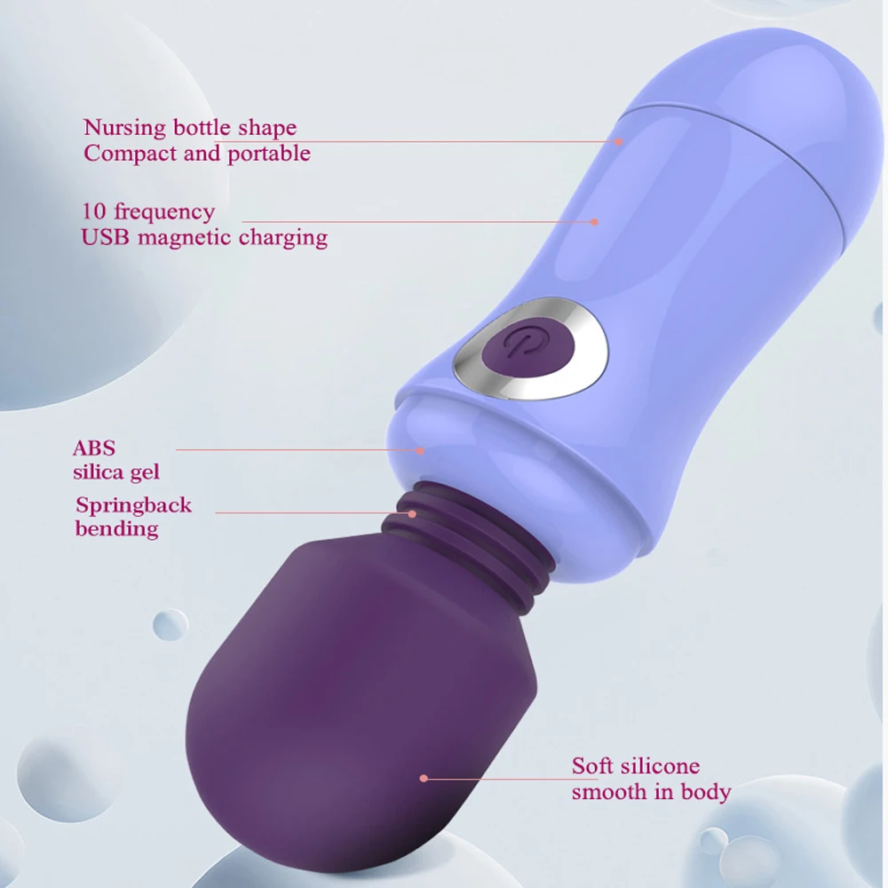 Factory Toy On Sale Internet Celebrity Vibrator Portable Sex Stick Mini AV Wand Massager