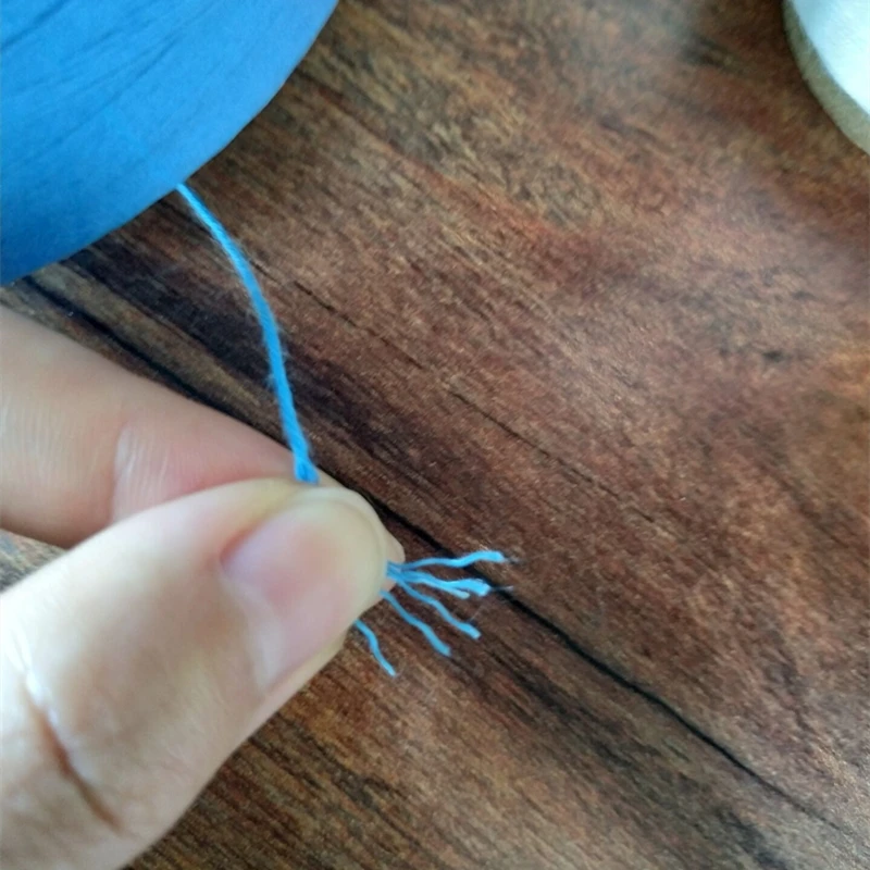 Polyester Color Thread Bag Closing Sewing Thread 20S/6 Plastic Cone Of Thread