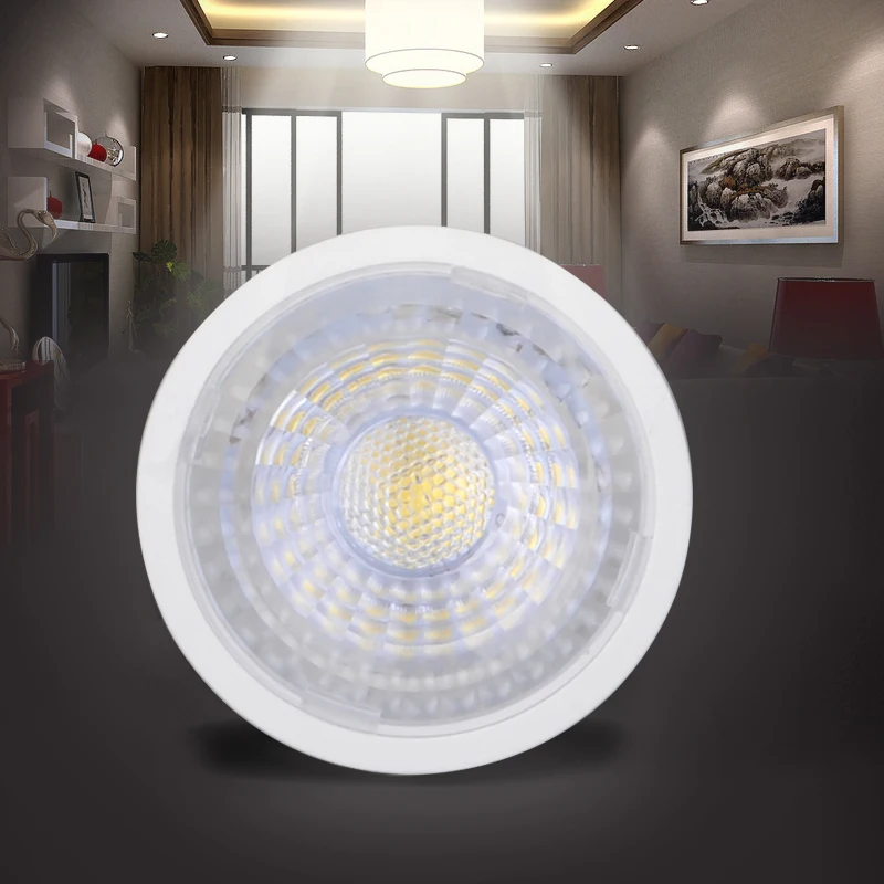 GU10 White Modern Plastic Factory Price High Quality Focus Cob Durable Anti-glare 3W LED Spot Light for Indoor