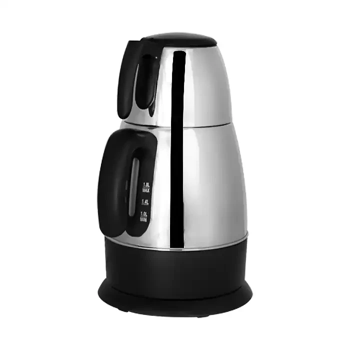 Traditional Turkish Electric Teapot with Kettle, Electric Tea maker, Electric Teapot Set