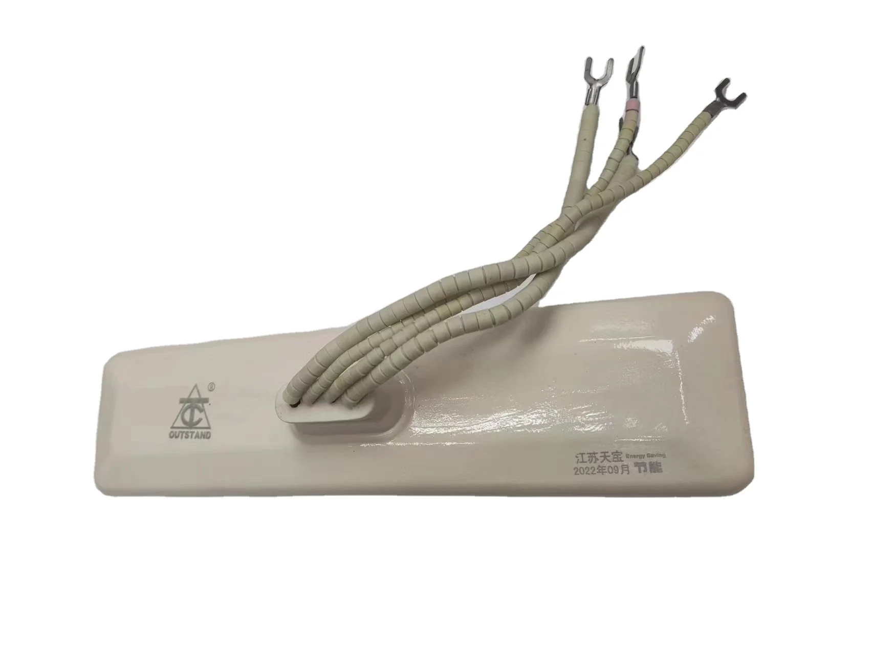 245x60mm Embedded Ceramic Heating Element Infrared Heater Heating Sheet Heating Block with thermocouple