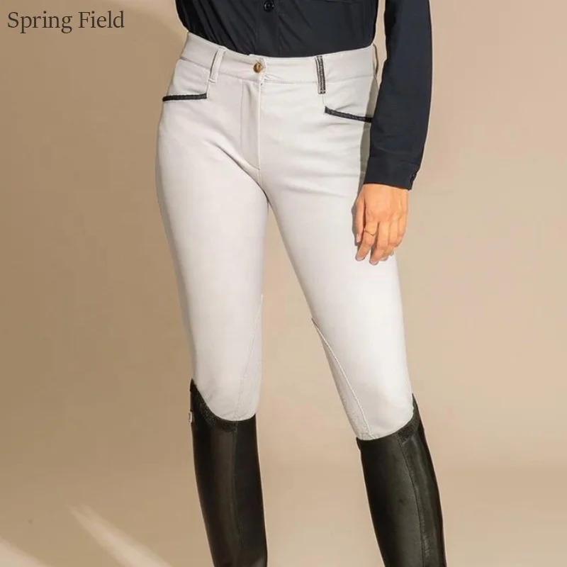 SF Longiness  Equestrian clothing Manufacturer  Full Seat Silicone Grip Riding Breeches Horse Riding Jodphurs Racing Leggings