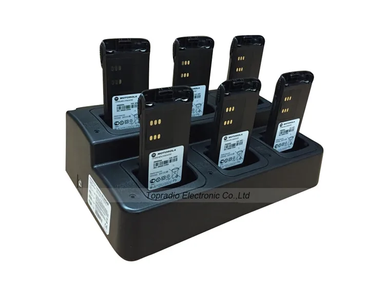 Topradio CPO40 CPE40 6 Way Multi Charger For Motorola NNTN4851AC NNTN4970 NNTN4497 GP3688 GP040 GP140 EP150 EP450 CP380