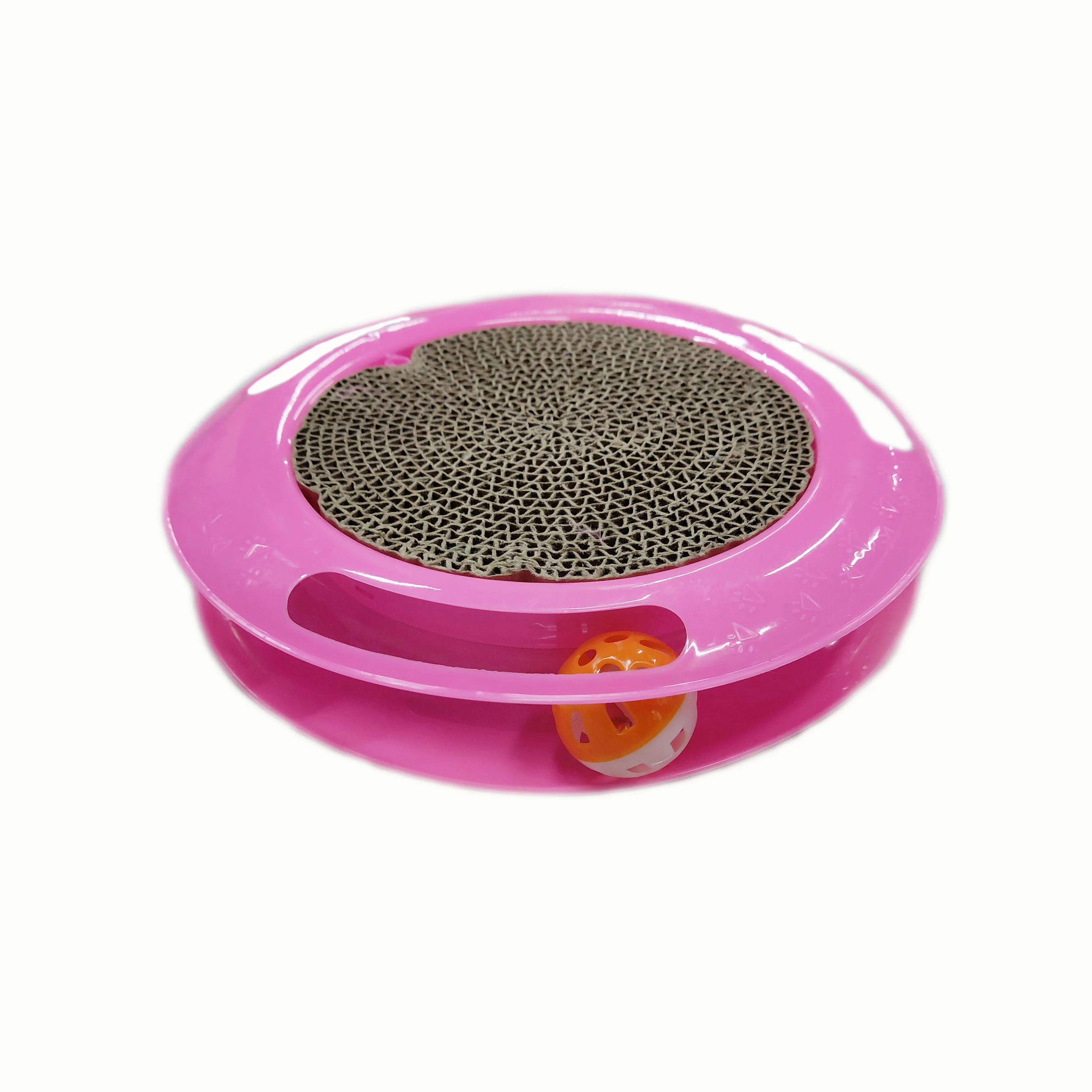 Interactive Plastic Turntable Cat Scratcher Cat Toy