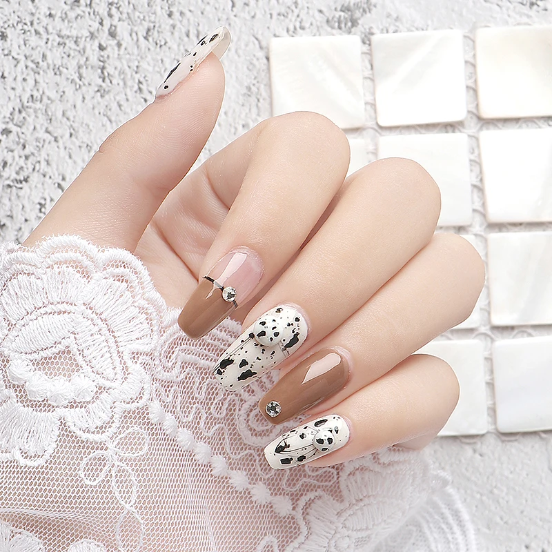 RTS 8ml Quail Egg Effect Varnishes Eggshell Hybrid Design Base Top Coat Gel Nails Art Nail Polish