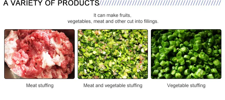 High Speed 5L Multifunctional Vegetable Meat Chopping Machine Fully Automatic Shredder For Dumpling Stuffing