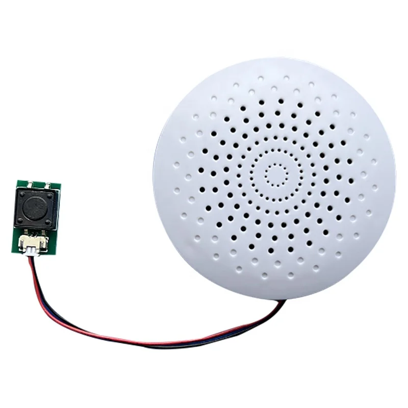 Chargeable 8M memory 1W speaker button light control trigger sound speaker can be customized to download Sound box