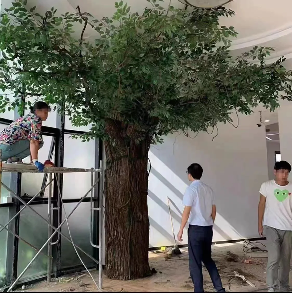 Wholesale indoor and outdoor wall water pipes to decorate artificial bark
