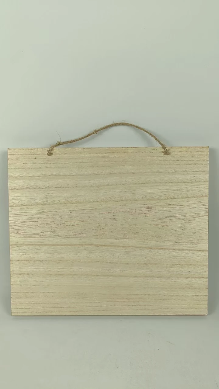 Hanging Wooden Sign Eat Drink Play Wood Carving for Home Decor Laser Crafted Bamboo Plywood Sign Gift or Art for Love Style