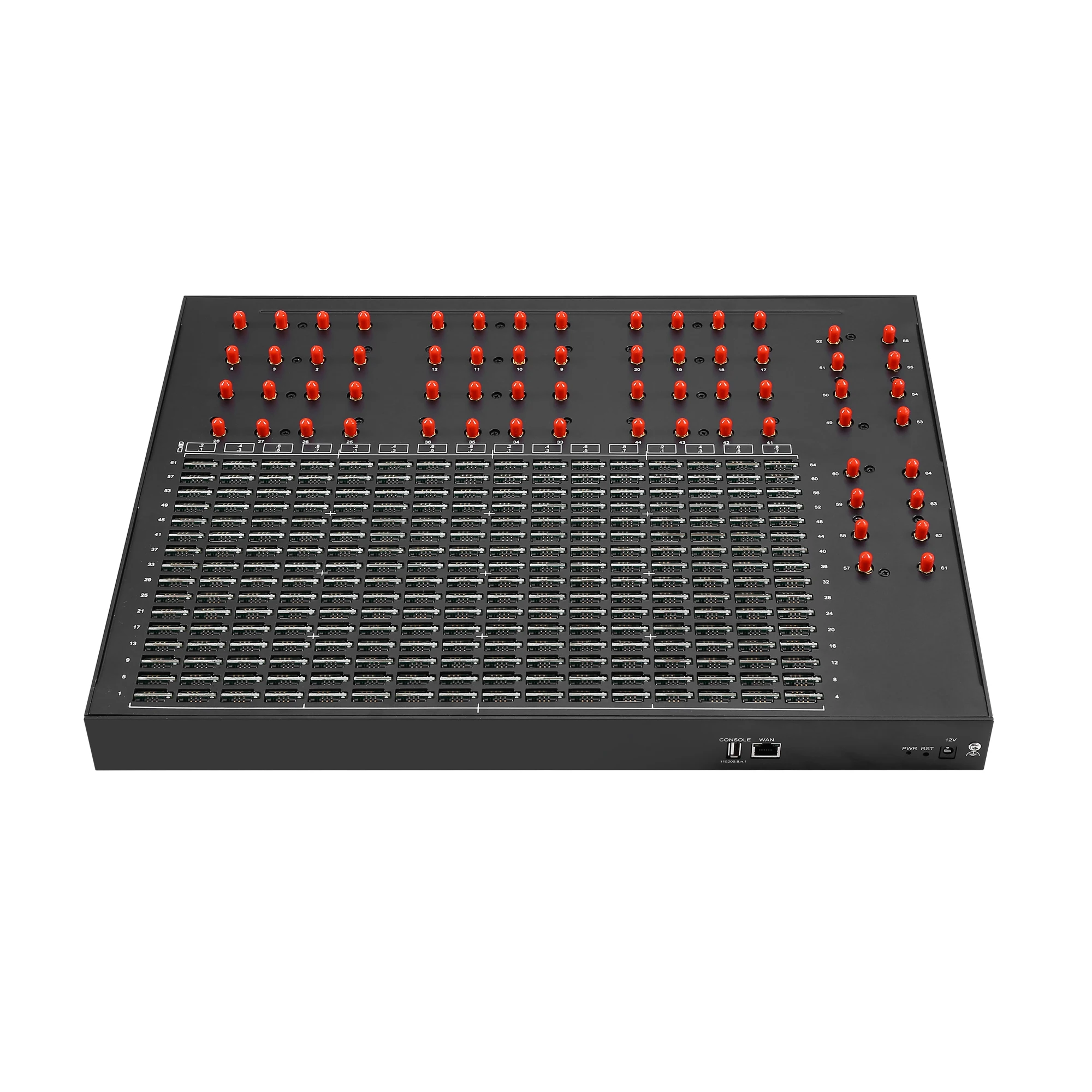 Gsm 2G SK64-512 Sim Receive SMS Modem 64 Ports Bulk SMS Modem 4G SMS Forward HTTP API SMPP Gsm Gateway