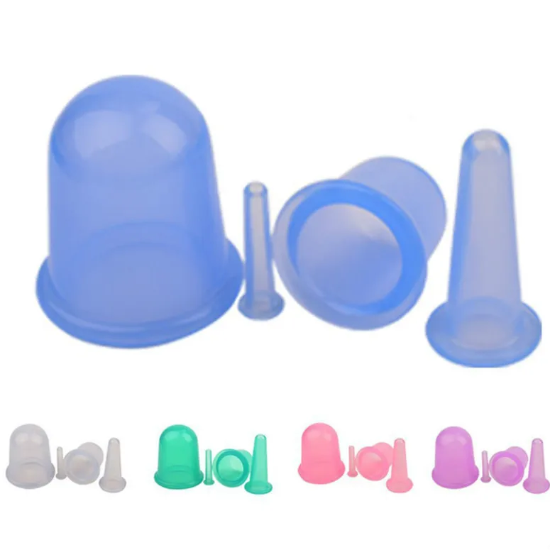 Factory direct medical silicone grade high-quality cupping therapy set silicone  massage cupping set