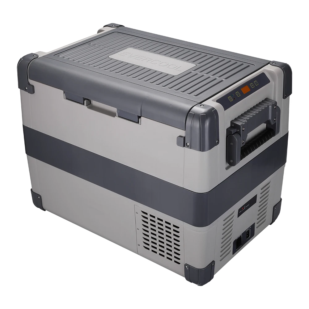 Evercool 60 Liter Big Capacity 11OV 220V 12V Car Fridge Freezer For Camping Truck RV Boat