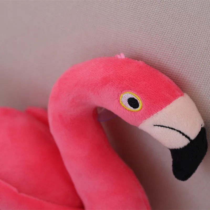 OEM factory custom red plush toy flamingo