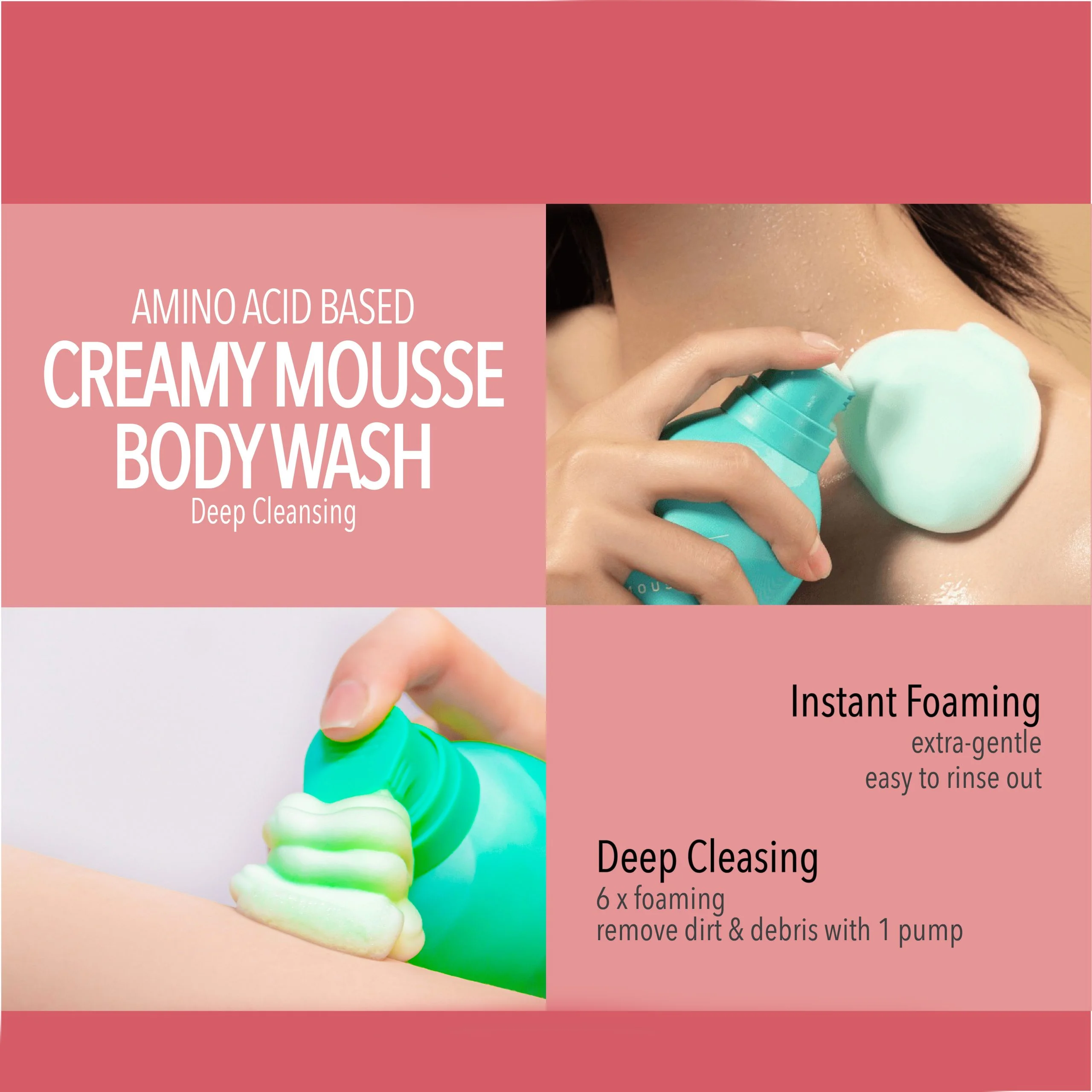 OEM Newest Creamy Mousse Body Wash Body Wash Bubble Bath Foam Cleanser Men Women Amino Acid Sakura Milk Creamy Mousse Shower Gel