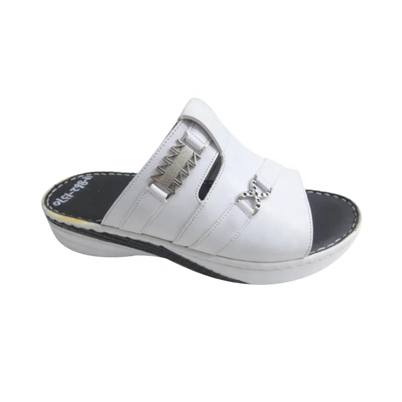 2020 Wholesale PVC Leather PU Sole Summer Slippers men arabic sandals sliders slippers