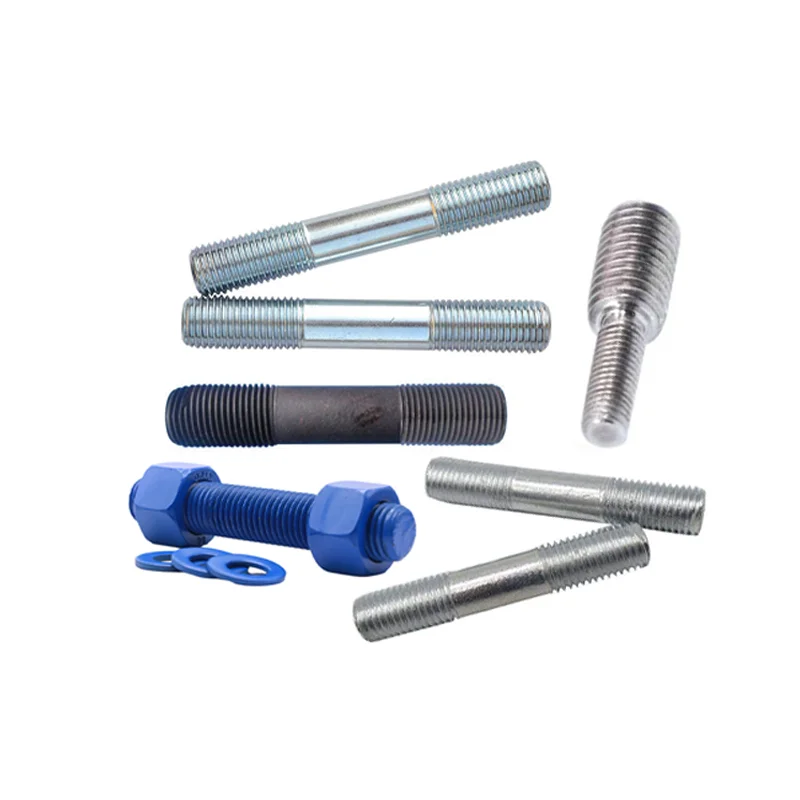 GB901 Stainless Steel ss201, ss304 ss316 ss316 nickel monel alloy material full thread threaded rod double ended bolt stud bolt/