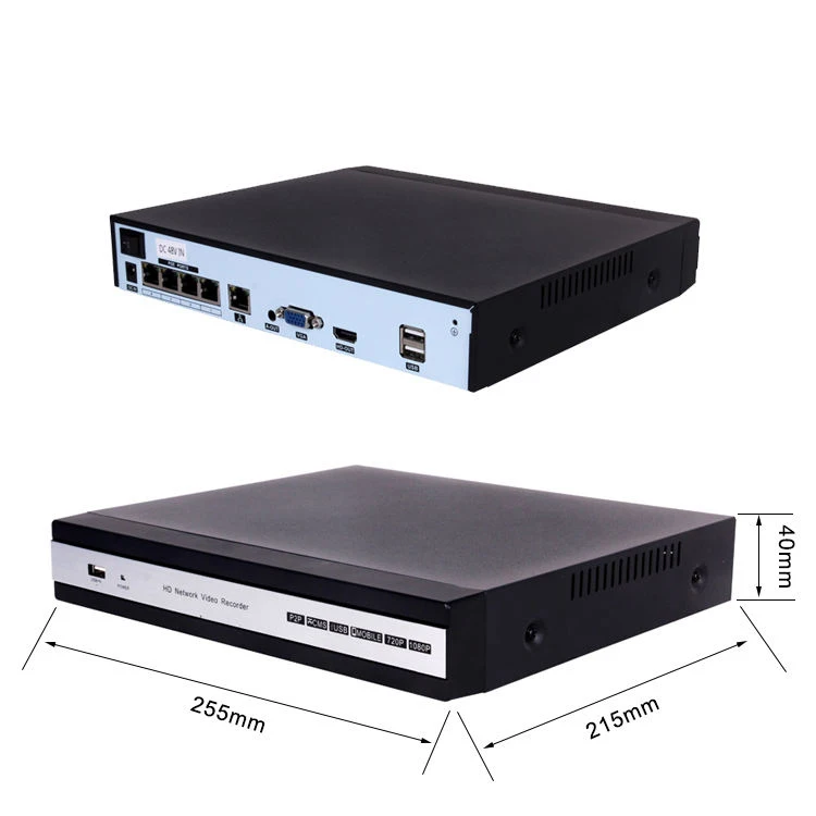 4 Channel POE NVR Home safety camera system H.265 5MP 4CH POE NVR Outdoor Security IP CCTV Camera System kit