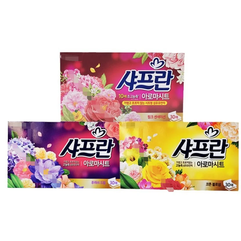 Plant Based Fabric Softener Sheets Tumble Dryer Sheet Environmental Biodegradable compostable Fabric Softener 120pcs