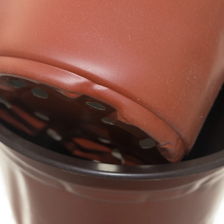 Professioanl manufacturer black plastic nursery pot 5 gallon nursery pots