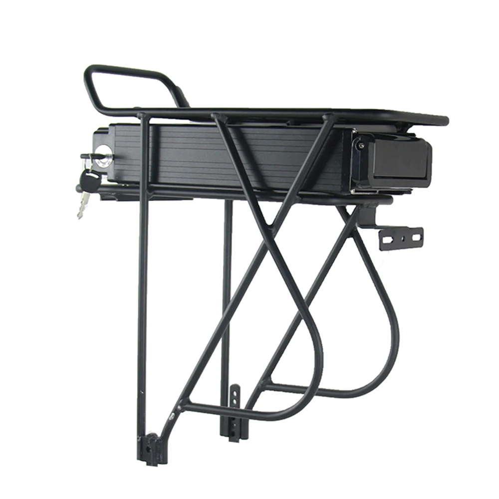 Rear Rack 36v 48v 52v 15ah Lithium Ion Battery Ebike Battery For 350w 500w 750w 1000w Electric Bike