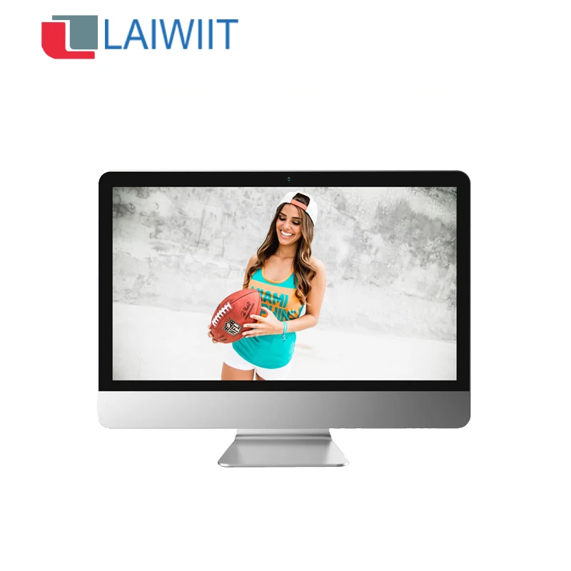 LAIWIIT 27 inch I7  all in one tv pc computer with DDR3 SSD high quality all in one office pc