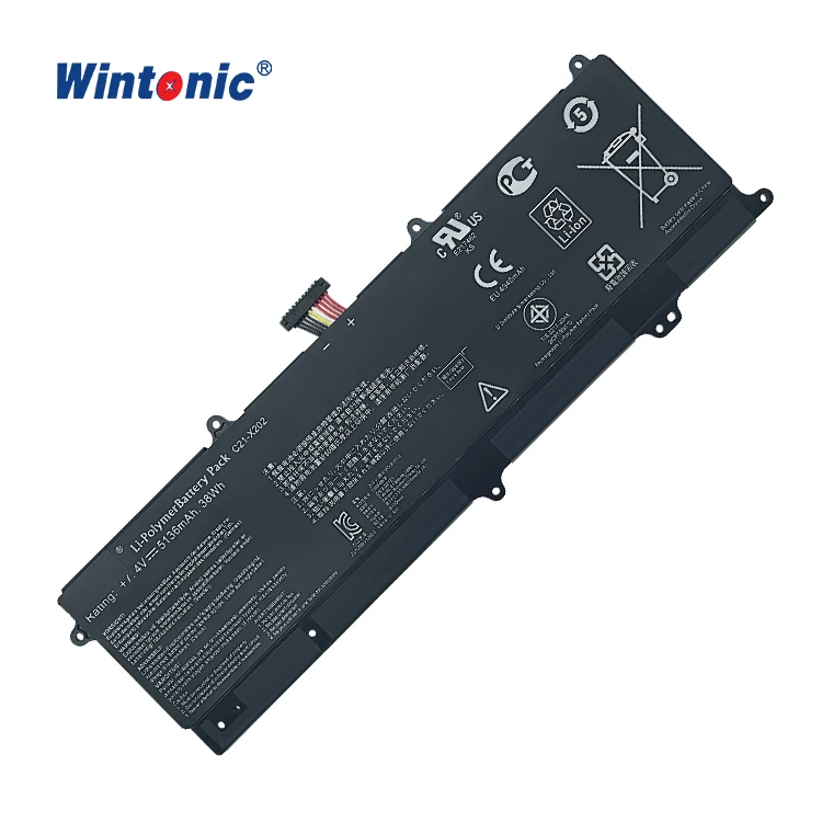 New Laptop Battery C21-X202 For Asus VivoBook S200 S200E X201 X201E X202 X202E 7.4V 38Wh notebook backup battery