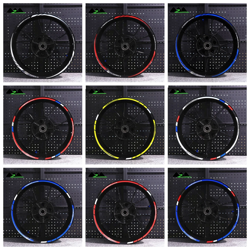 
R6 Motorcycles waterproof Reflective sticker motorcycles Individualization wheel stickers Reflective Rim Stripe Tape 