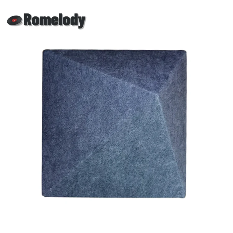 Factory Wholesale Custom Home Theater Wall Decorative PET Felt 3D Stereo Sound-absorbing Panel