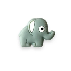 Wholesale Baby Teething Chew Teethers Silicone Loose Bead Chew Ball Elephant Character Beads For Pen Making