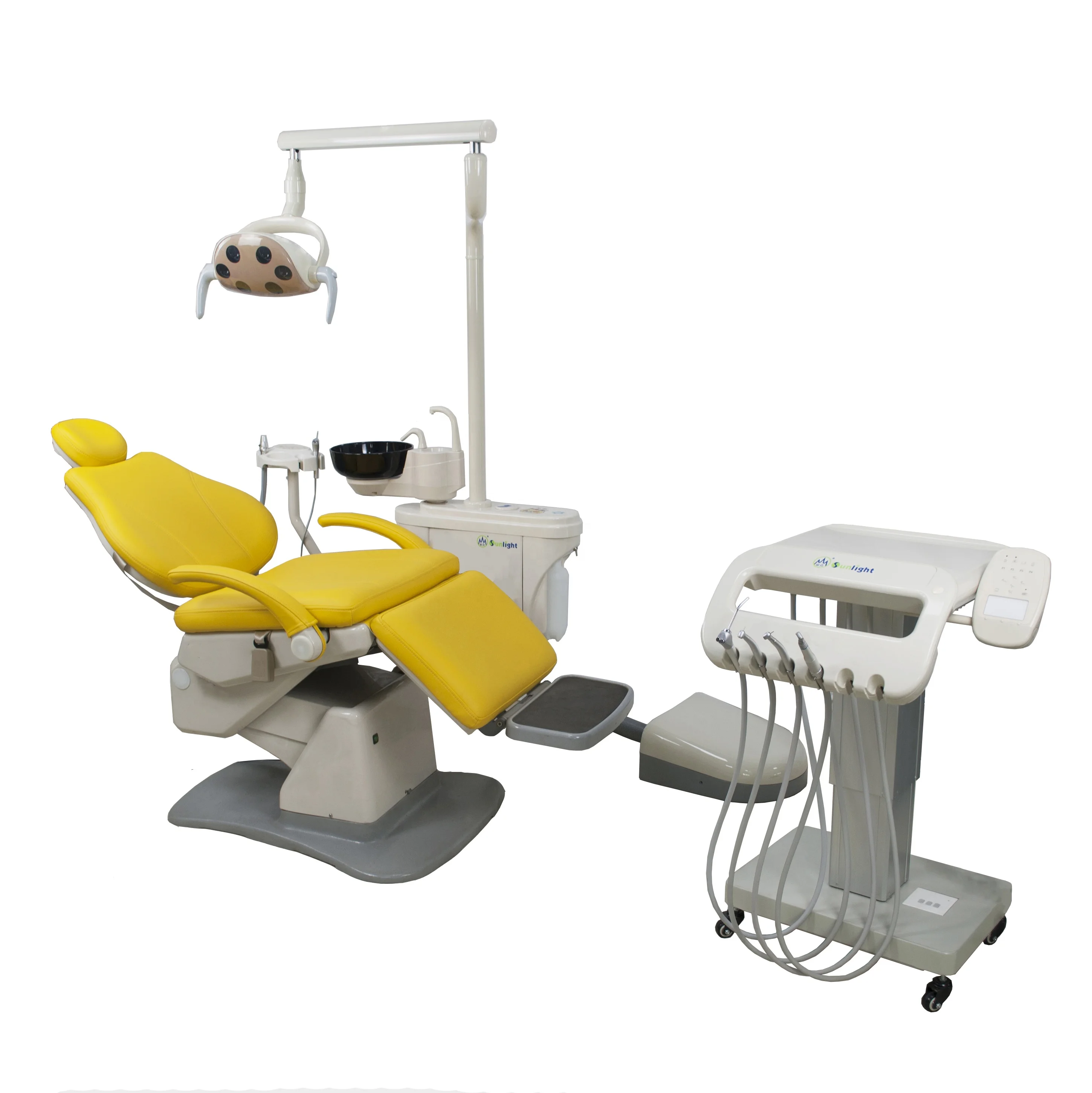 2023 Best dental folder Dental Chair Unit with Knee- Break new style dental equipment