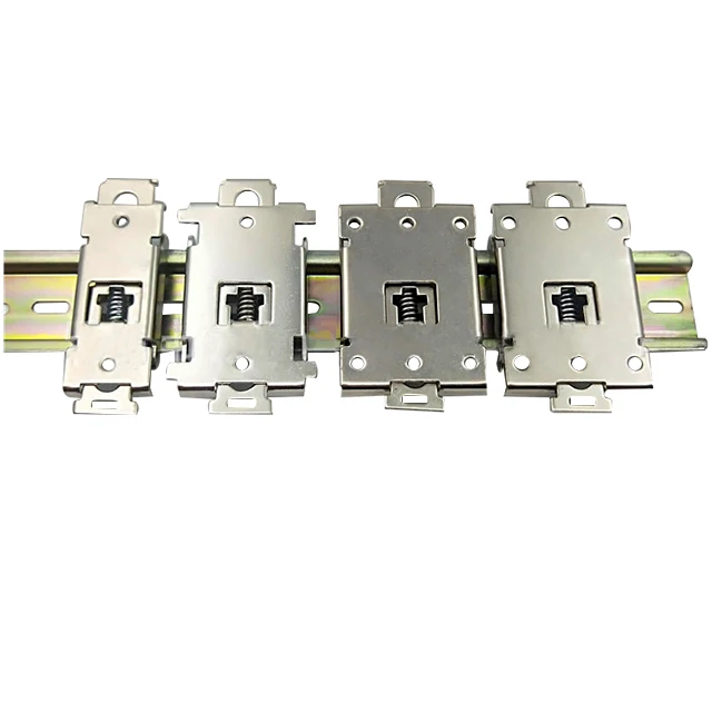 Single Phase Solid State Relay 35mm DIN Rail SSR Fixed Mounting Rail Clip Clamp