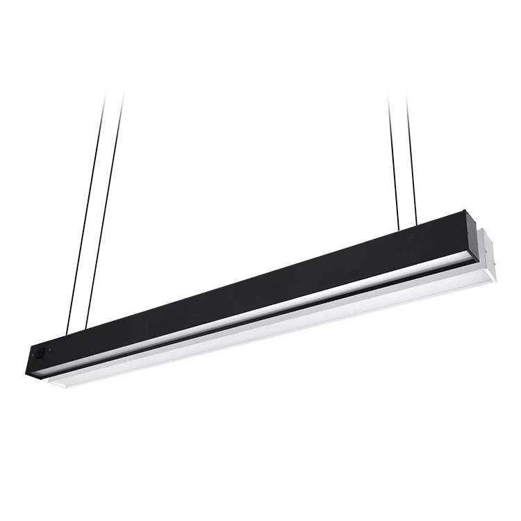 Hot Sale 4ft 8ft 1200mm 60w 2400mm 120w Office Linkable Customizable Pendant Led Linear Light