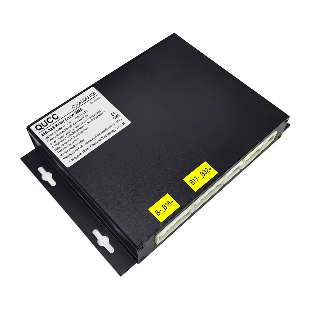 Qucc Li ion Lifepo4 25S 28S 30S 32S smart bms 300A 400A 500A rs485 canbus реле контактор вилочный погрузчик аккумуляторная батарея BMS
