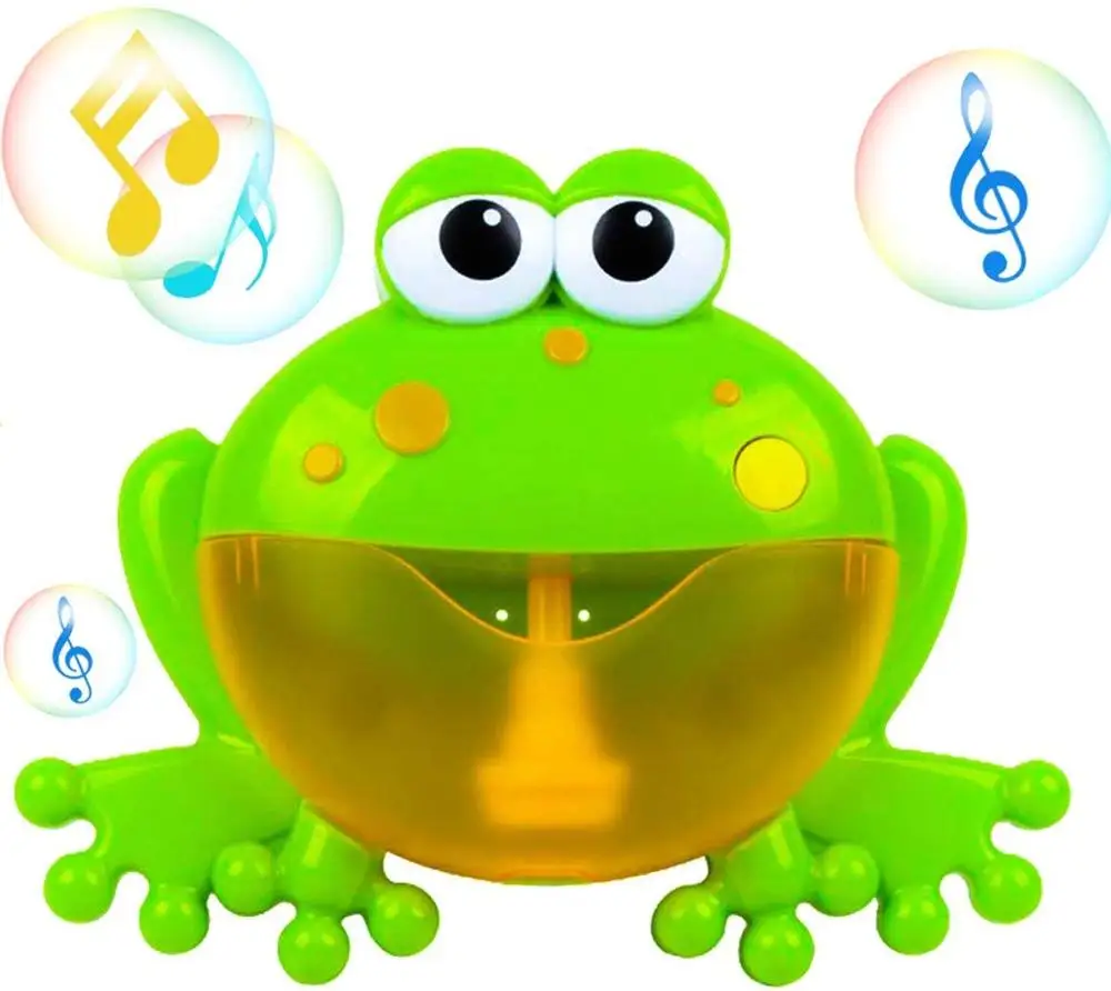 Bubble frog игрушки с музыкой детские для ванной Maker детской рифмой Ванна младенцев