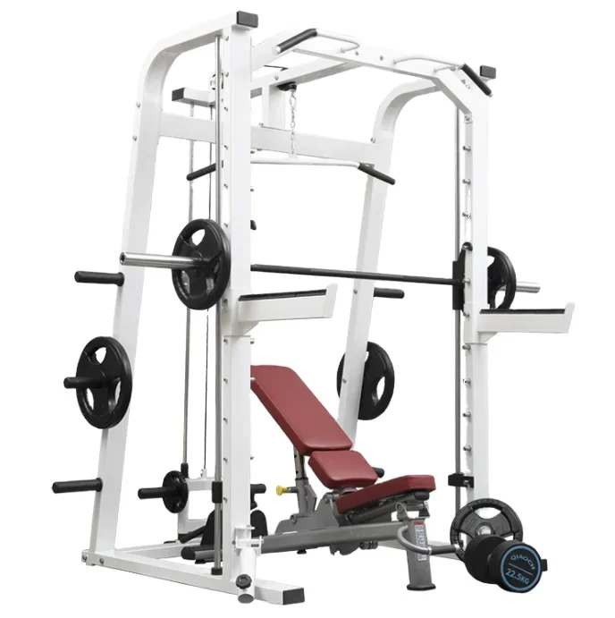 Combination Power Rack Smith Machine Equipment Squat Gym Half Multi Multifunction Multifunctional And Fitness Functional