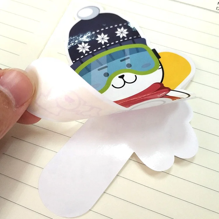 Custom Aesthetic Cartoon Sticker Pack Self Adhesive Motivational Comic Decal Stickers for Kids Adults